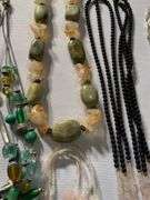 Stone and Beaded Necklaces in Various Styles
