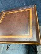 Metal Table with Decorative Trim