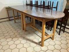 Granite Top Table With Wooden Frame