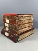 Vintage 78 RPM Records in Albums Featuring Various Labels and Artists