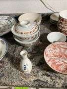 Asian-Style Ceramic Bowls, Plates, and Serving Pieces