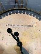 Sterling & Noble 29-Inch Round Wall Clock With Roman Numerals