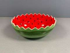 Pier 1 Imports Watermelon-Themed Ceramic Bowl