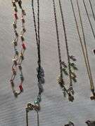 Beaded, Gold-Tone, and Silver-Tone Necklaces