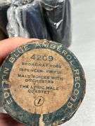 40 Edison and Cylinder Phonograph Records With Containers