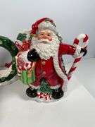 Ceramic Santa and Christmas Decor Set by Home Interiors