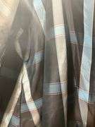 Brown Faux Fur Coat With Checked Lining