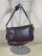 Coach Brown Leather Crossbody Bag with Adjustable Strap