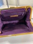 Sondra Roberts Evening Clutch With Embroidered Floral Design
