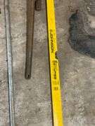 Pipe Wrench, Bar Clamp, and Johnson Level Combo Set