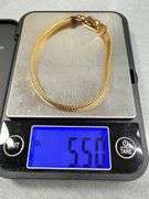 14k Gold Bracelet, 7 Inches, 5.50 Grams