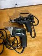 Two Black & Decker Drills, Model 1031-10 and 7191, 120V