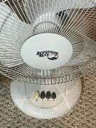 Four Electric Table Fans, Including Hampton Bay Models