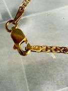 14k Yellow Gold Bracelet with Sapphires and Diamonds, 7 Inches