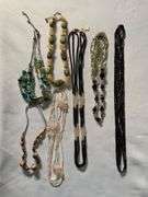 Stone and Beaded Necklaces in Various Styles