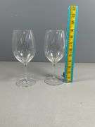 Vintage Claus Josef Riedel Crystal Wine Glasses, Set of Two