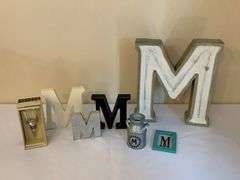 The Letter “M” Decor Items