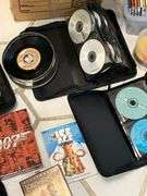 CDs, DVDs, and Media in Cases and Boxes