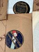 25 Vintage 78 RPM Vinyl Records With Protective Sleeves