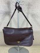 Coach Brown Leather Crossbody Bag with Adjustable Strap