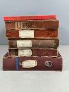 Vintage 78 RPM Records in Albums Featuring Various Labels and Artists