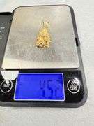 14K Gold Nugget-Style Pendant, 4.52 Grams
