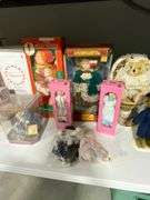 Boxed and Unboxed Porcelain and Vinyl Dolls From Various Makers
