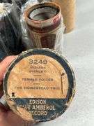 40 Edison Cylinder Phonograph Records, Some with Sleeves