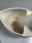 Italian Ceramic Hen Shaped Lidded Dish