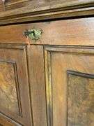Tall Wood Secretary Desk With Keyed Locks, Pre Civil War