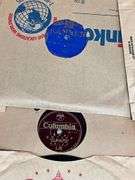 25 Vintage 78 RPM Vinyl Records With Protective Sleeves