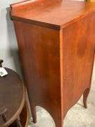 Wooden Music Cabinet With Single Door and Shelves