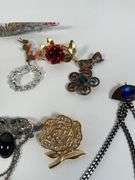 Decorative Costume Jewelry Brooches and Clips