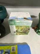 Gardening Tools and Accessories Including Rolling Garden Seat, Kneeling Pad, and Spreaders