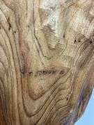 Carved Wooden Bowl Signed by T. Johnson