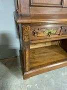 Tall Wood Secretary Desk With Keyed Locks, Pre Civil War