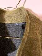 Eileen Fisher Mohair Cardigan in Olive and Gray, Size Medium