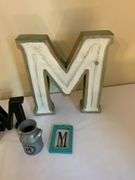 The Letter “M” Decor Items
