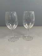 Vintage Claus Josef Riedel Crystal Wine Glasses, Set of Two