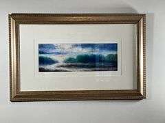 Framed Painting by Shaumin Liu, 31” x 19.5”