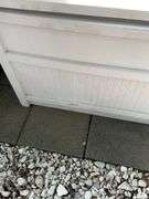 Suncast Outdoor Storage Deck Box in White