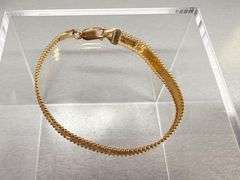 14k Gold Bracelet, 7 Inches, 5.50 Grams