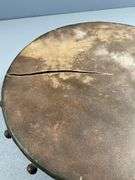 Mid-Century Native-Inspired Copper and Natural Hide Hand Drum