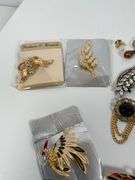 Decorative Costume Jewelry Brooches and Clips