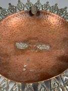 Copper and Metal Ashtray with Ornamental Detailing