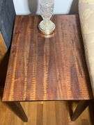 Wooden Side Table with Natural Finish
