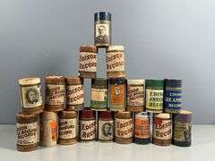 40 Edison Cylinder Phonograph Records