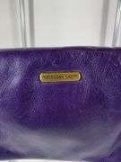 Rebecca Minkoff Purple Leather Shoulder Bag With Chain Strap