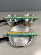 Club Aluminum Cookware Set with Frying Pan and Two Sauce Pots