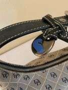 Dooney & Bourke Monogrammed Shoulder Bag With Logo Charm
